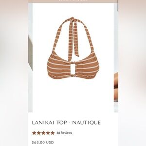 Large somerfeild swim top new with tags